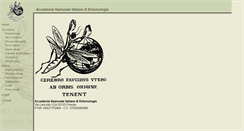 Desktop Screenshot of accademiaentomologia.it